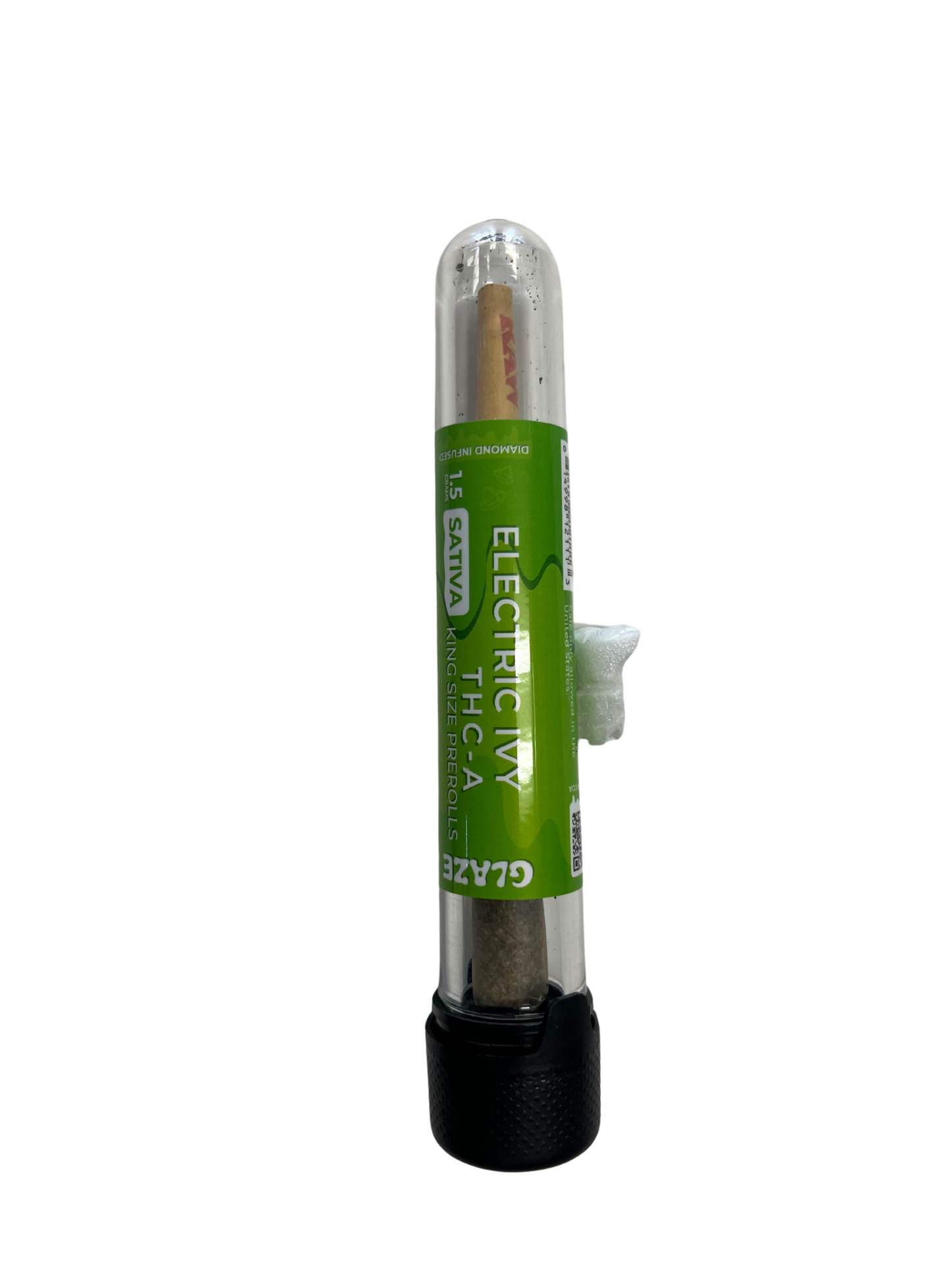 Glaze THCa Electric Ivy 1.5G Sativa king size pre-roll