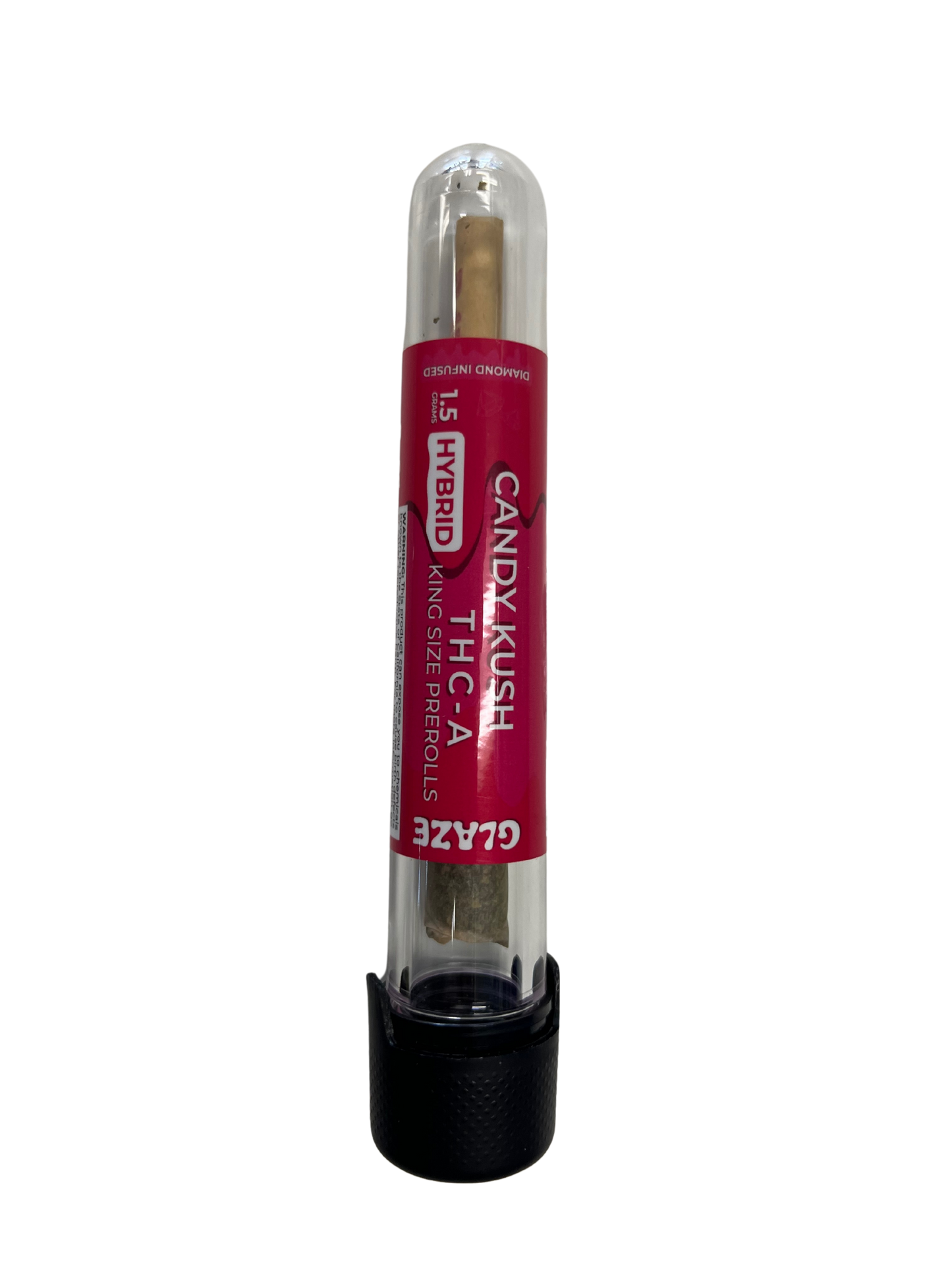 Glaze THCa Candy Kush 1.5G Hybrid king size pre-roll