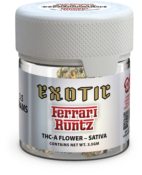 Red Dragon Exotic Ferrari Runtz Sativa THC-A 112 Grams 4 Ounces Quarter Pound Grade AAA