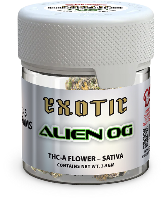 Red Dragon Exotic Alien OG Sativa THC-A 112 Grams 4 Ounces Quarter Pound Grade AAA