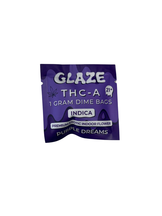 Glaze THC-A Exotic AAA Purple Dream Indica 1G