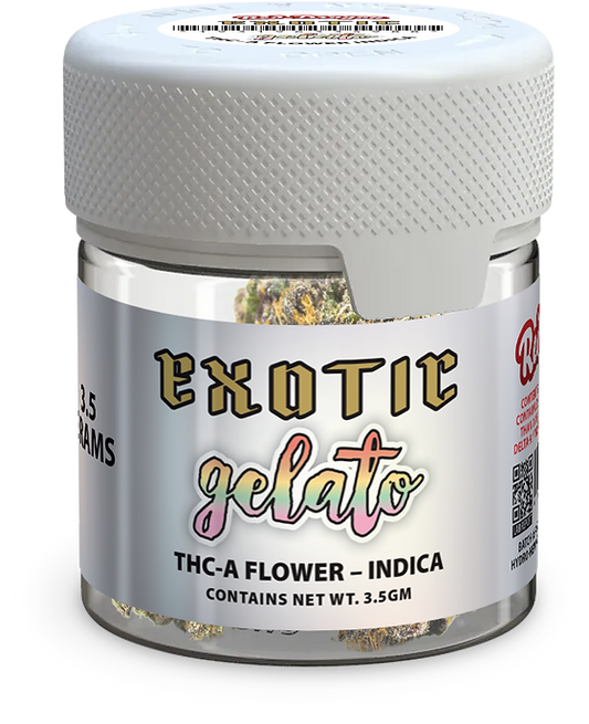 Red Dragon Exotic Gelato Indica THC-A 112 Grams 4 Ounces Quarter Pound Grade AAA