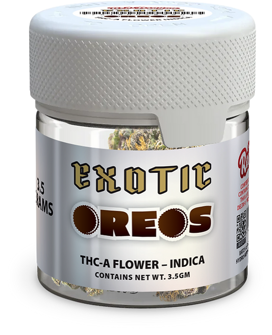 Red Dragon Exotic Oreos IndicaTHC-A 112 Grams 4 Ounces Quarter Pound Grade AAA