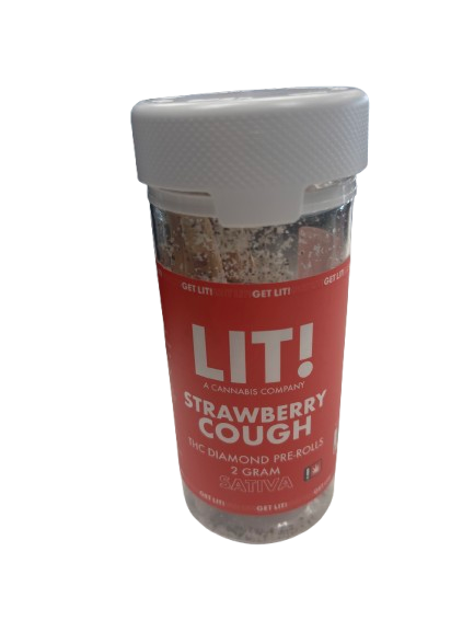 Lit 10ct 2 Gram Pre-Rolls Sativa Strawberry Cough